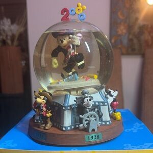 Disney Mickey Mouse 2000 Celebration Snow Globe